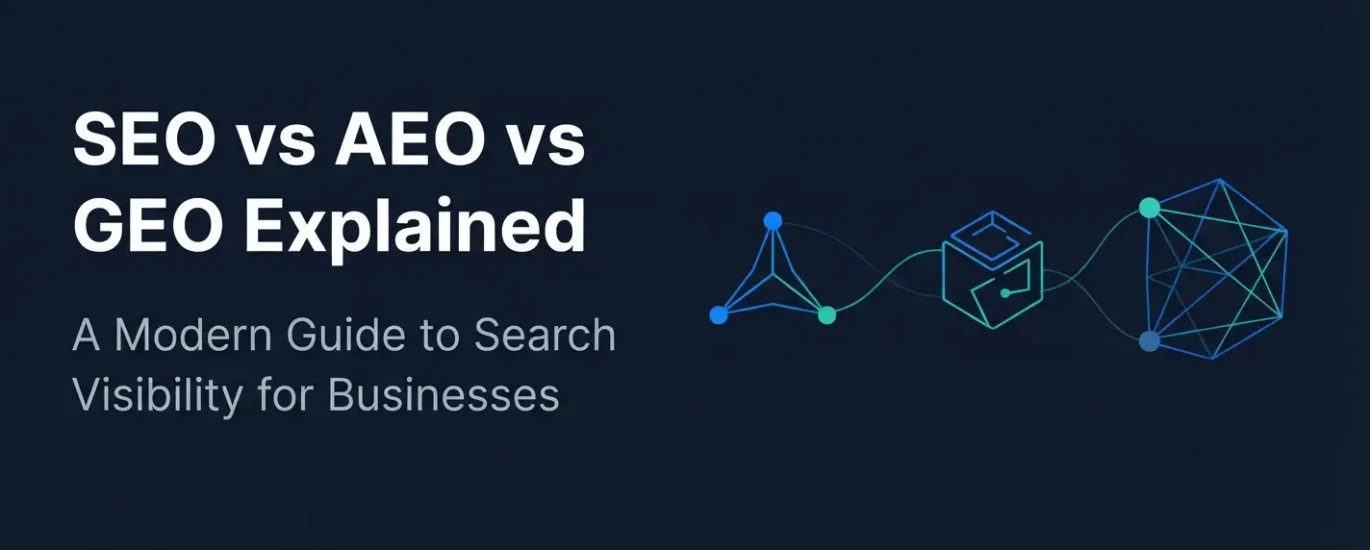 SEO vs AEO vs GEO
